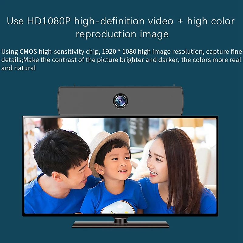Computer Camera, Smart TV with Microphone IPT Remote 1080P Network Teaching TV Camera
Computer Camera, Smart TV with Microphone IPT Remote 1080P Network Teaching TV Camera