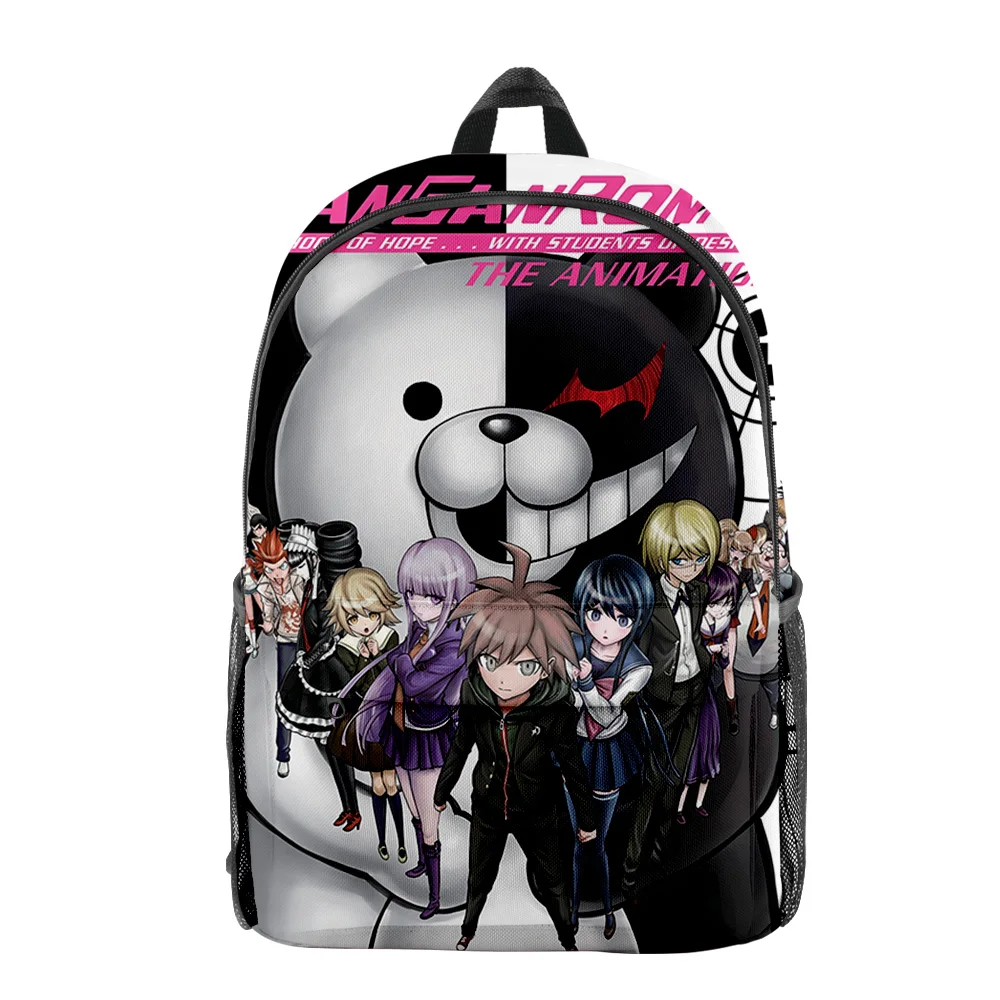 Japan Anime Danganronpa Cartoon Backpack For Boys Girls 3D Printed Primary Middle School Students Backpack Schoolbag Travel Bag 
Japan Anime Danganronpa Cartoon Backpack For Boys Girls 3D Printed Primary Middle School Students Backpack Schoolbag Travel Bag