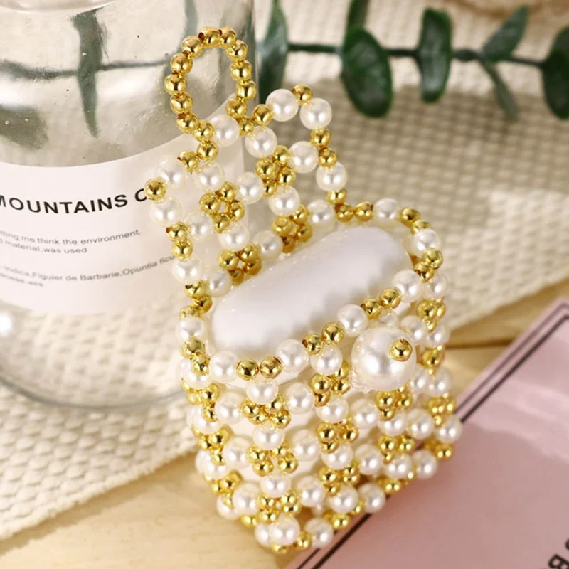 Handmade 3D Pearl Headphone Cover Case for AirPods 1 / 2 Wireless Bluetooth Earphone Case for Airpods Headphone Box Protective
Handmade 3D Pearl Headphone Cover Case for AirPods 1 / 2 Wireless Bluetooth Earphone Case for Airpods Headphone Box Protective