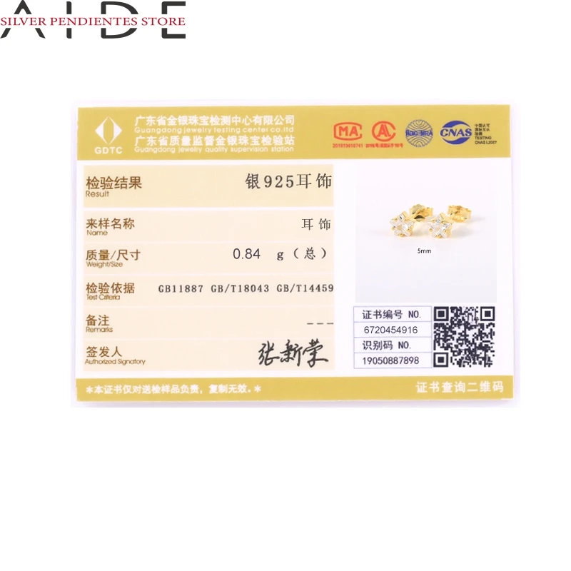 AIDE 3/4/5mm 925 Sterling Silver Diamond Crystal Stud Earrings Women Kolczyki Damskie Piercing Jewelry Earrings Bijoux Femme
AIDE 3/4/5mm 925 Sterling Silver Diamond Crystal Stud Earrings Women Kolczyki Damskie Piercing Jewelry Earrings Bijoux Femme