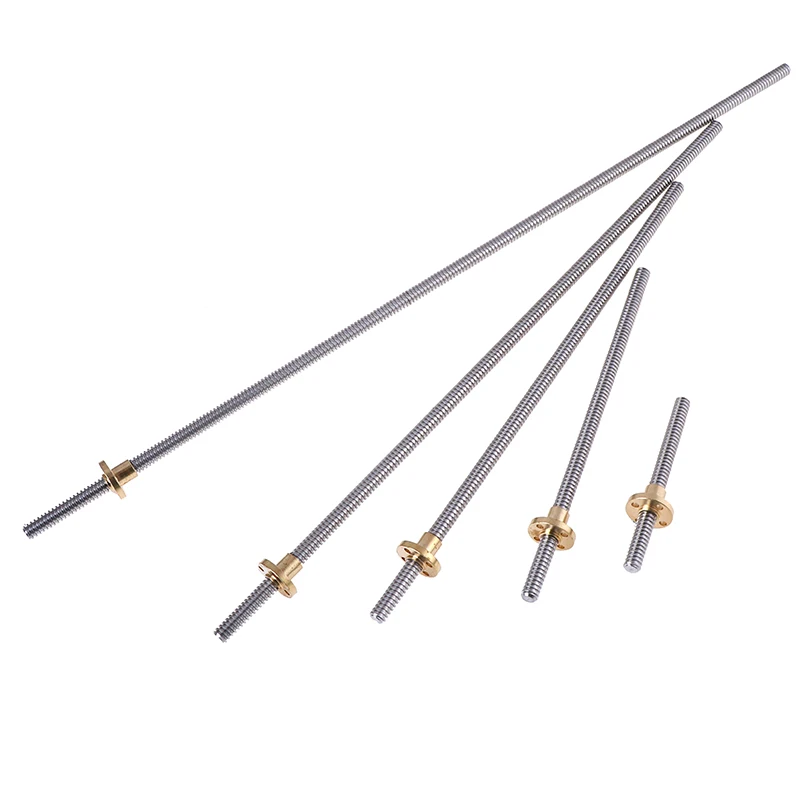 1PC 3D Printer T8x2 Lead Screw 100-500mm Trapezoidal Acme Rod+Anti-backlash Nut Tool Parts
1PC 3D Printer T8x2 Lead Screw 100-500mm Trapezoidal Acme Rod+Anti-backlash Nut Tool Parts