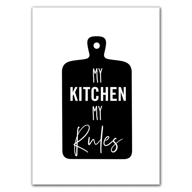 Kitchen Quote Wall Art Canvas Painting Posters And Prints Black White Wall Pictures For Modern Kitchen Room Decor Unframed
Kitchen Quote Wall Art Canvas Painting Posters And Prints Black White Wall Pictures For Modern Kitchen Room Decor Unframed