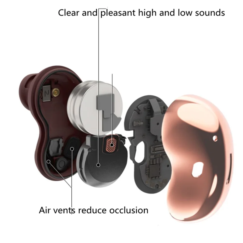 Оригинальные беспроводные наушники Samsung Galaxy Buds Live True с активным шумоподавлением