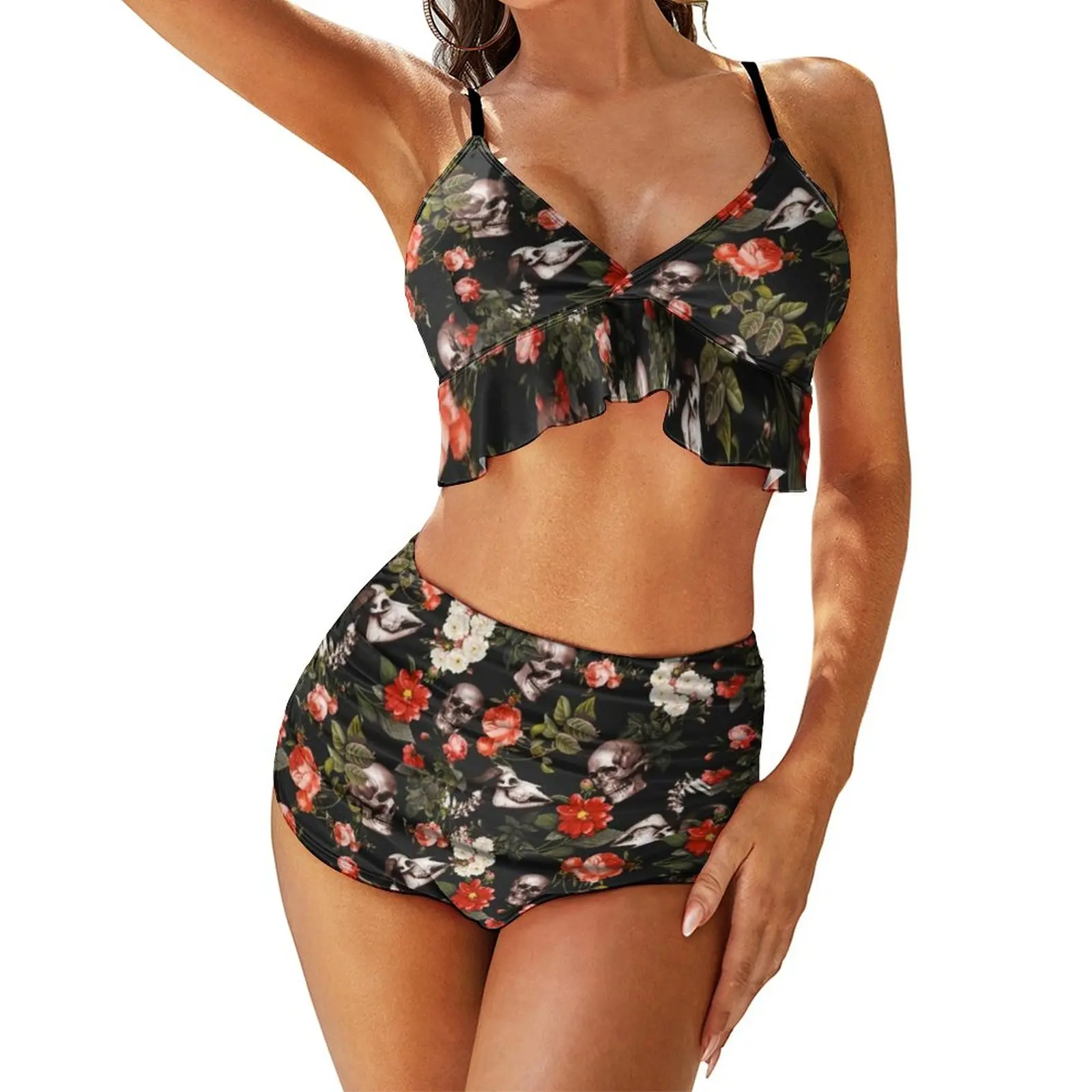 Forest Bikini Swimsuit V Shape Women Swimwear Cheap Modern Bath Two Piece Bathing Suit
Forest Bikini Swimsuit V Shape Women Swimwear Cheap Modern Bath Two Piece Bathing Suit
