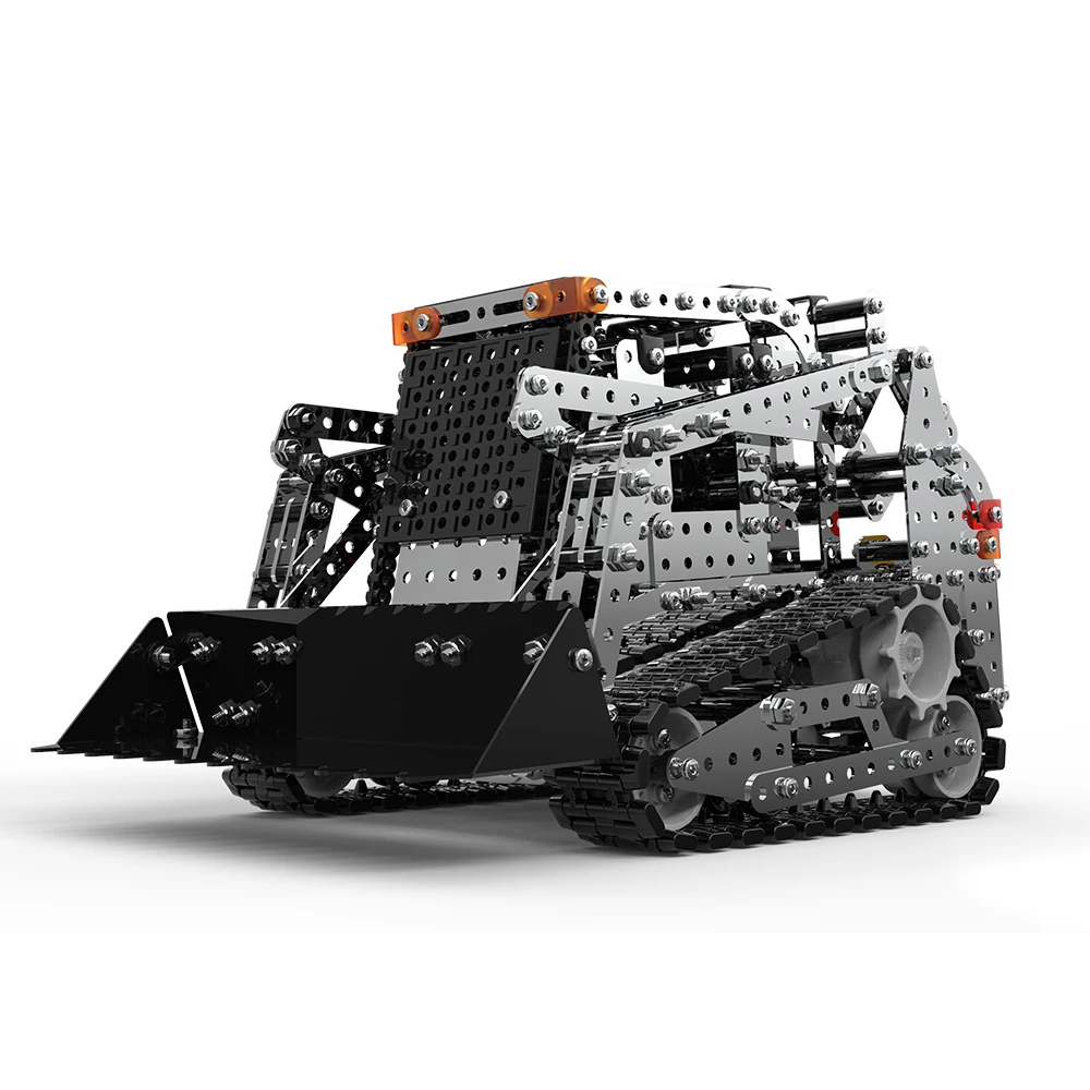 Metal Building Blocks Car Construction Kit Alloy Forklift Bulldozer Robot Remote Control Car RC Toys for boys children
Metal Building Blocks Car Construction Kit Alloy Forklift Bulldozer Robot Remote Control Car RC Toys for boys children