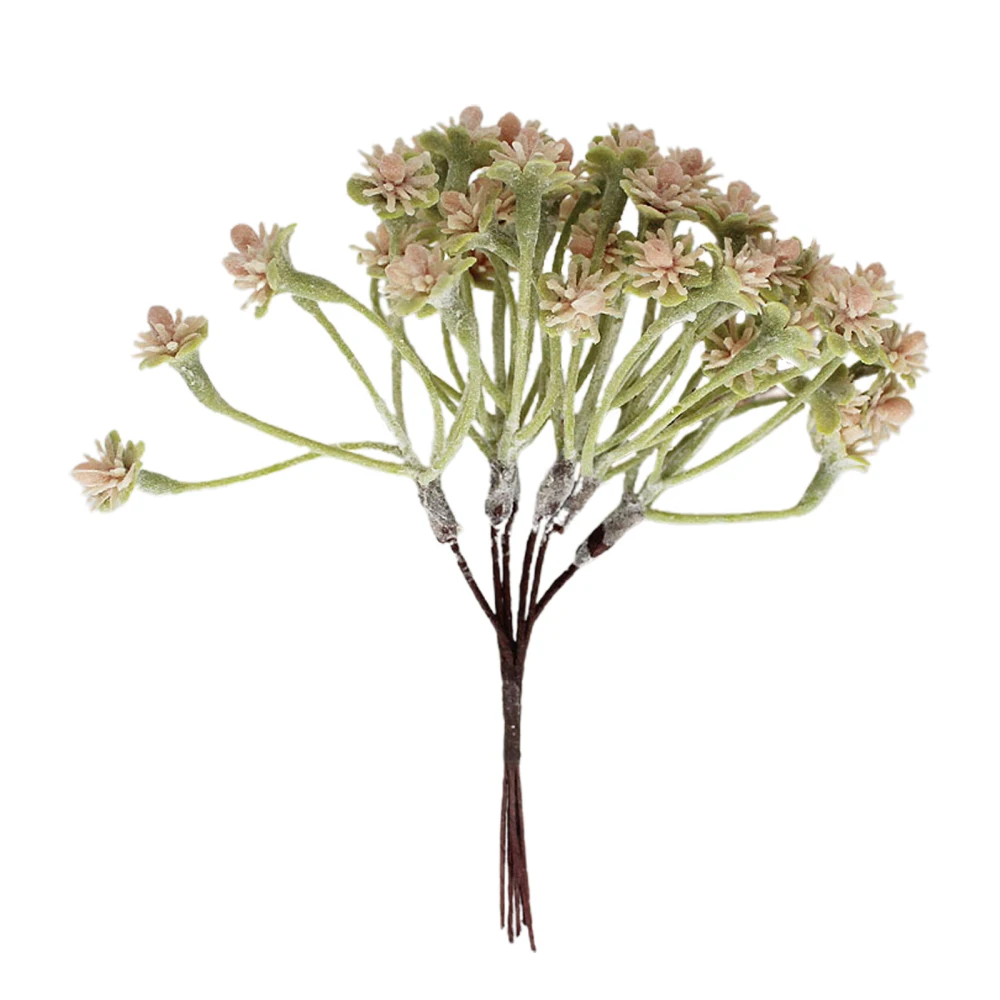 DIY Simulation Green Plants Decorations Ornaments Bouquet Fake Flower 6 Sticks 3 Colors Purple White Pink Artificial Flowers
DIY Simulation Green Plants Decorations Ornaments Bouquet Fake Flower 6 Sticks 3 Colors Purple White Pink Artificial Flowers