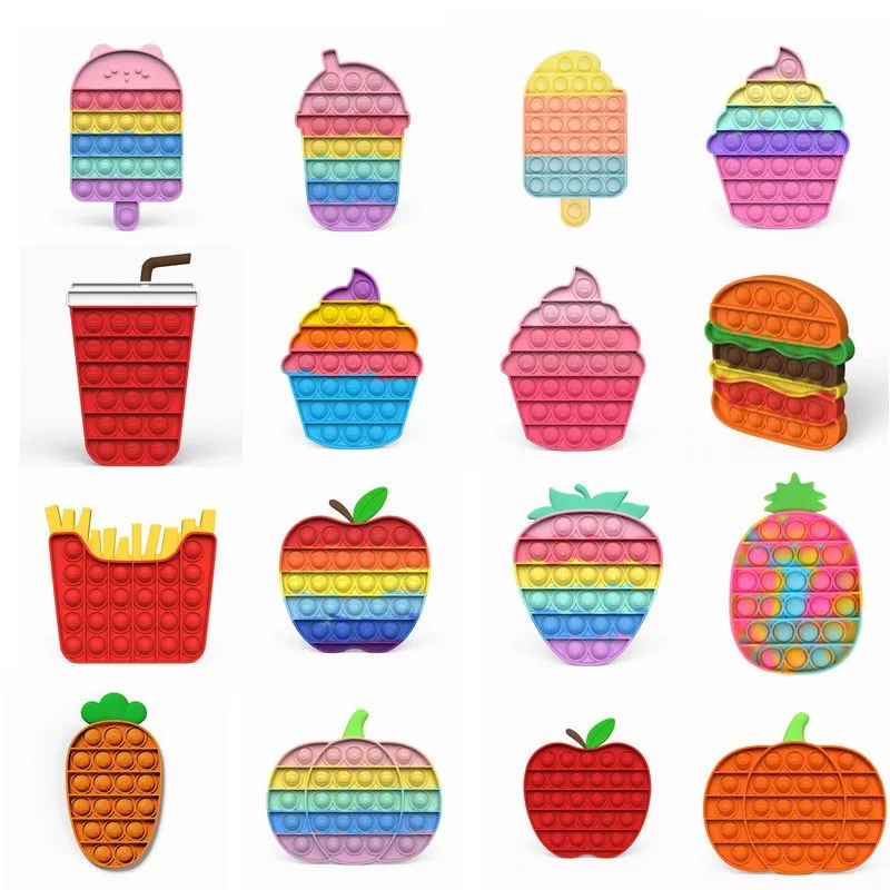 Squeeze Toy Rainbow Fidget Toys Brinquedos Push Bubble Animal Sensory Autism Squeeze Stress Reliever Mini Toys Game Simple Dimpl
Squeeze Toy Rainbow Fidget Toys Brinquedos Push Bubble Animal Sensory Autism Squeeze Stress Reliever Mini Toys Game Simple Dimpl