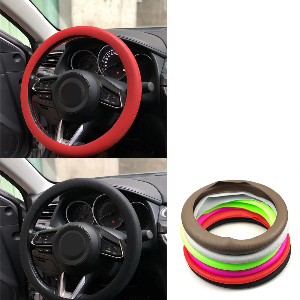 

Car Silicone Steering Wheel Cover For Kia SORENTO Stinger Niro Carnival Ray Venga ProCeed Stonic SP Telluride