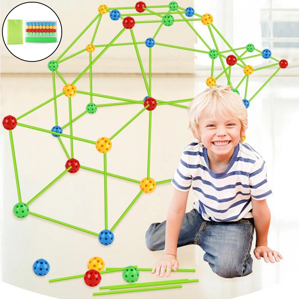 Construction Fort Building Kits for Kids DIY Building Fortress Castles Tunnels Play Tent House Toys Kit for Girls Boys
Construction Fort Building Kits for Kids DIY Building Fortress Castles Tunnels Play Tent House Toys Kit for Girls Boys