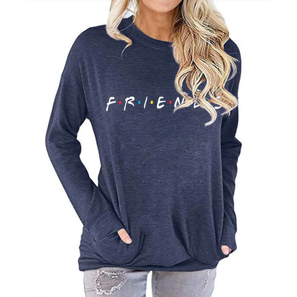 Friends Printed Long Sleeve T-shirts Women Autumn Winter Woman Casual Tshirt Cotton Aesthetic Clothes Female
Friends Printed Long Sleeve T-shirts Women Autumn Winter Woman Casual Tshirt Cotton Aesthetic Clothes Female