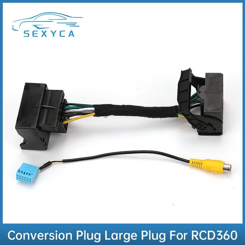Conversion Plug PQ to MQB Large Pug A for VW MIB Headunit RCD360 RCD360 Pro 
Conversion Plug PQ to MQB Large Pug A for VW MIB Headunit RCD360 RCD360 Pro