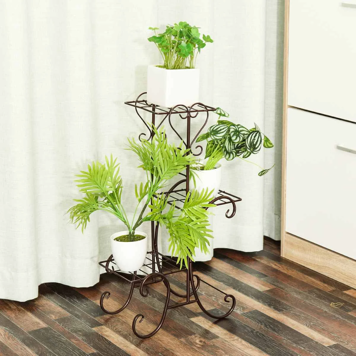 3 Tier Simple Metal Plant Stand Display Shelf Holder Home Indoor Outdoors Office Decor Garden Balcony Flower Pot Storage Rack
3 Tier Simple Metal Plant Stand Display Shelf Holder Home Indoor Outdoors Office Decor Garden Balcony Flower Pot Storage Rack