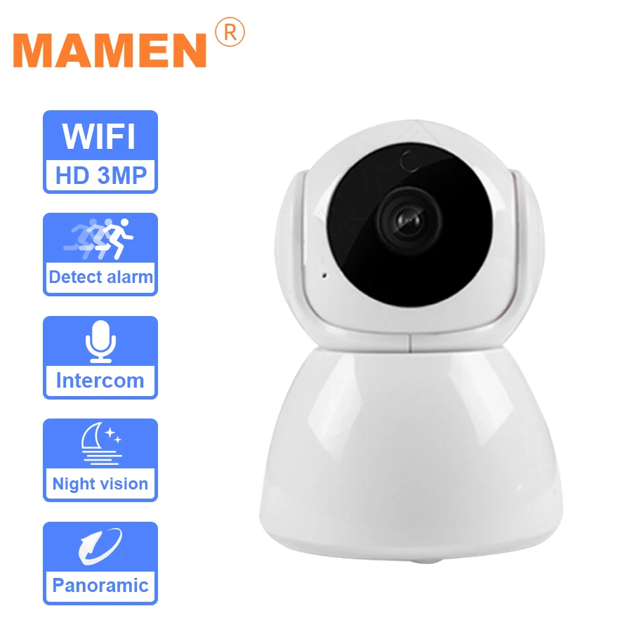 MAMEN 3MP 1080P PoE IP PTZ IP Wi-Fi Камера HD Ночное видение наблюдения автоматическое слежение за видеонаблюдения 360 градусов домашние Видеоняни и Радионя...
MAMEN 3MP 1080P PoE IP PTZ IP Wi-Fi Камера HD Ночное видение наблюдения автоматическое слежение за видеонаблюдения 360 градусов домашние Видеоняни и Радионя...