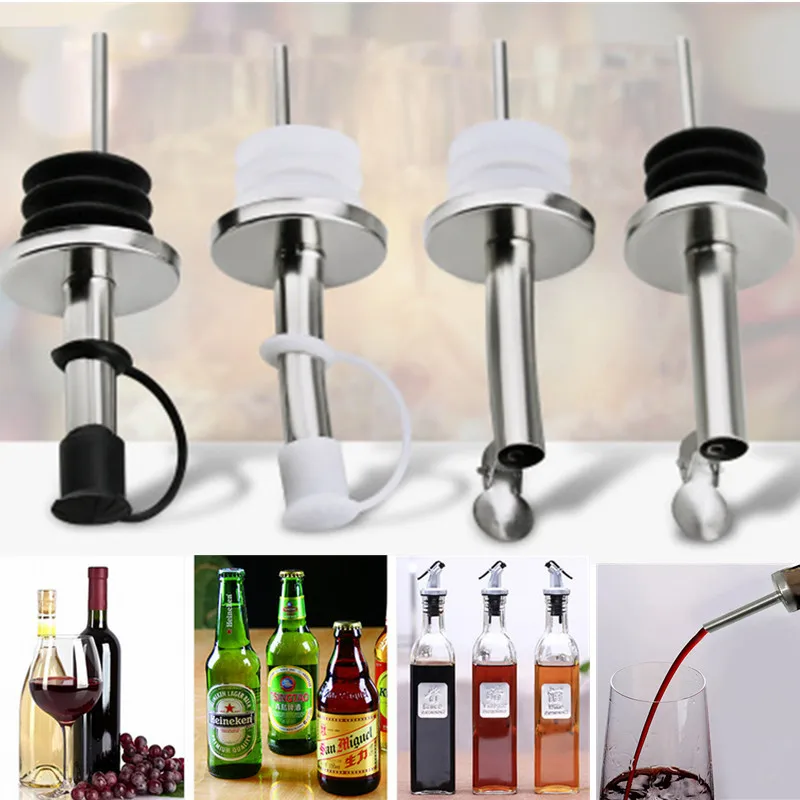 Stainless Steel Wine Olive Oil Pourer Dispenser Spout Wine Bottle Spout Stopper Home Kitchen Bar Tool Wine Pourer 998309
Stainless Steel Wine Olive Oil Pourer Dispenser Spout Wine Bottle Spout Stopper Home Kitchen Bar Tool Wine Pourer 998309