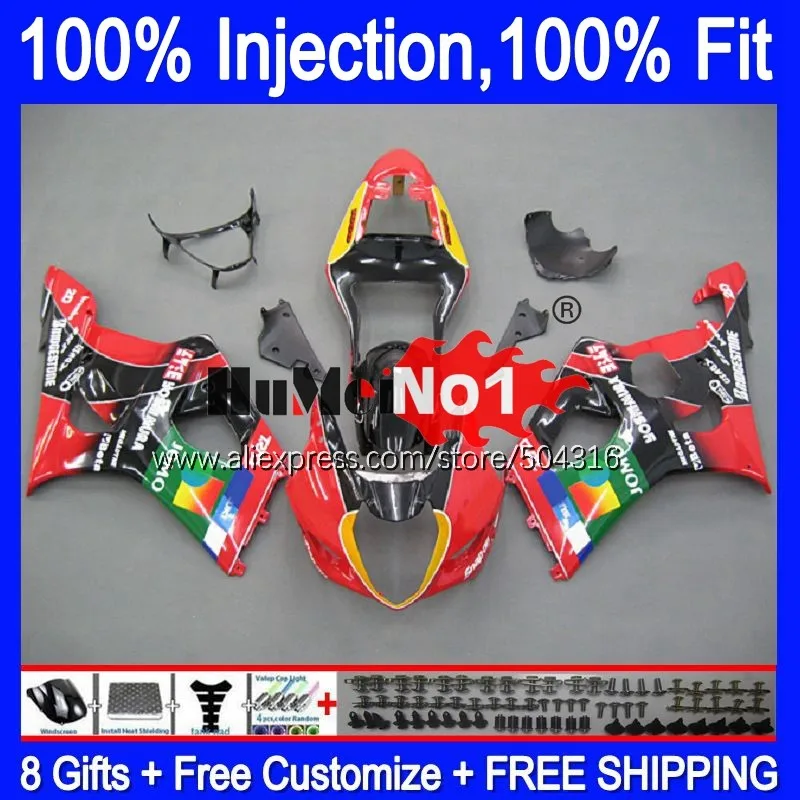 OEM For SUZUKI GSXR-1000 1000CC GSXR1000 K2 20MC.10 JOMO Red GSX-R1000 GSX R1000 03 04 K3 GSXR 1000 2003 2004 03 04 Fairings
OEM For SUZUKI GSXR-1000 1000CC GSXR1000 K2 20MC.10 JOMO Red GSX-R1000 GSX R1000 03 04 K3 GSXR 1000 2003 2004 03 04 Fairings