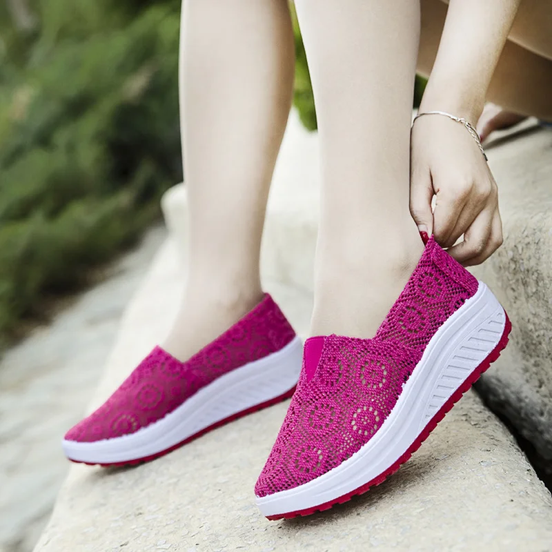 Women Shoes Platform Middle Heels Fashion Sneakers Woman Elegant Sweet Air Mesh Breathable Summer Shoes Casual Light Non-slip
Women Shoes Platform Middle Heels Fashion Sneakers Woman Elegant Sweet Air Mesh Breathable Summer Shoes Casual Light Non-slip