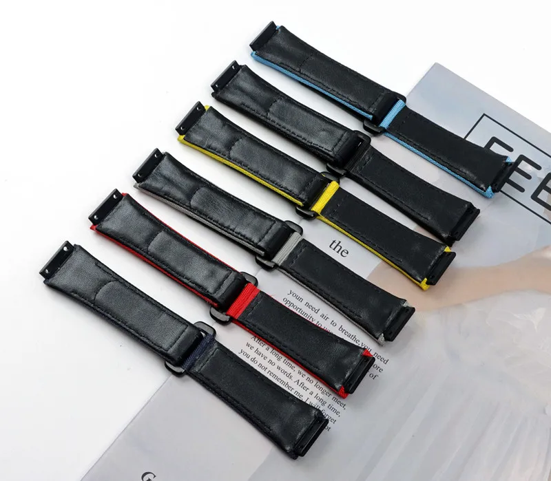 Watch Accessories Band FOR Richard MILLE Watch Strap 2 Types Nylon Canvas Stitching Genuine Leather Watch Bracelet 25X21MM
Watch Accessories Band FOR Richard MILLE Watch Strap 2 Types Nylon Canvas Stitching Genuine Leather Watch Bracelet 25X21MM