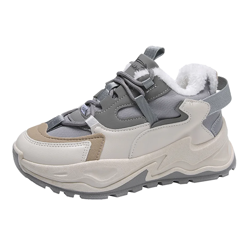 Daddy Shoes Women's Autumn and Winter 2021 New Style Plus Velvet Showing Feet, Small Thick Soles, Small White Shoes
Daddy Shoes Women's Autumn and Winter 2021 New Style Plus Velvet Showing Feet, Small Thick Soles, Small White Shoes