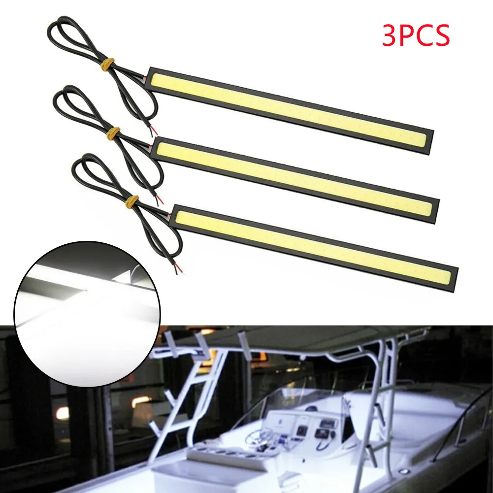3PCS Car styling LED COB Bulb 12V 6500K LED Strip Daytime Running Light Bar Car Marine Super Bright LED Courtesy Lights
3PCS Car styling LED COB Bulb 12V 6500K LED Strip Daytime Running Light Bar Car Marine Super Bright LED Courtesy Lights