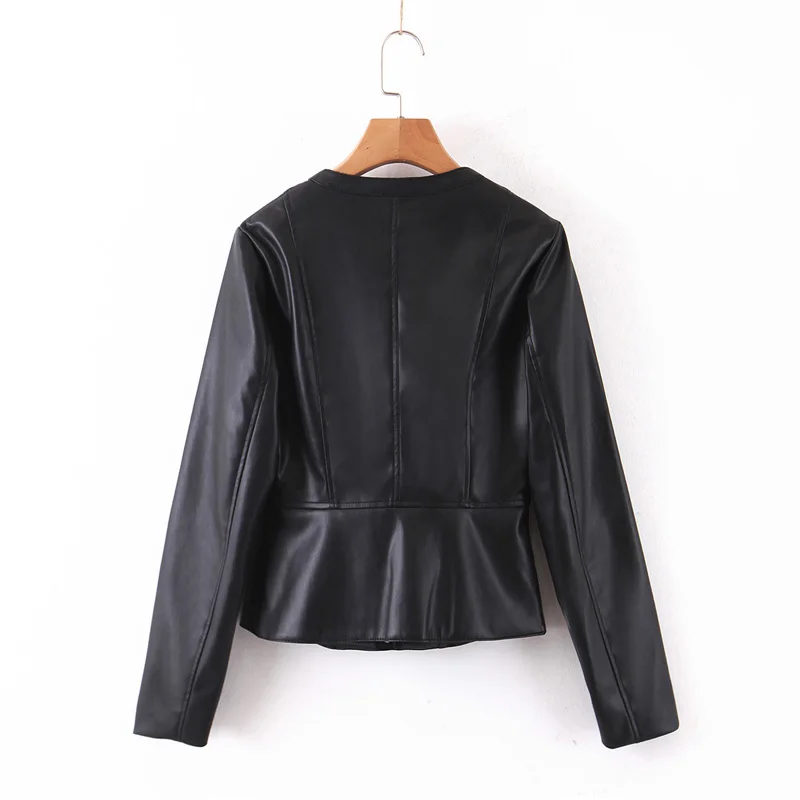 YNZZU Women Long Sleeve Leather Pu Blouse Shirt 2020 Spring Casual Black O Neck Shirts Autumn Faux Leather Frill Blouse AT483
YNZZU Women Long Sleeve Leather Pu Blouse Shirt 2020 Spring Casual Black O Neck Shirts Autumn Faux Leather Frill Blouse AT483