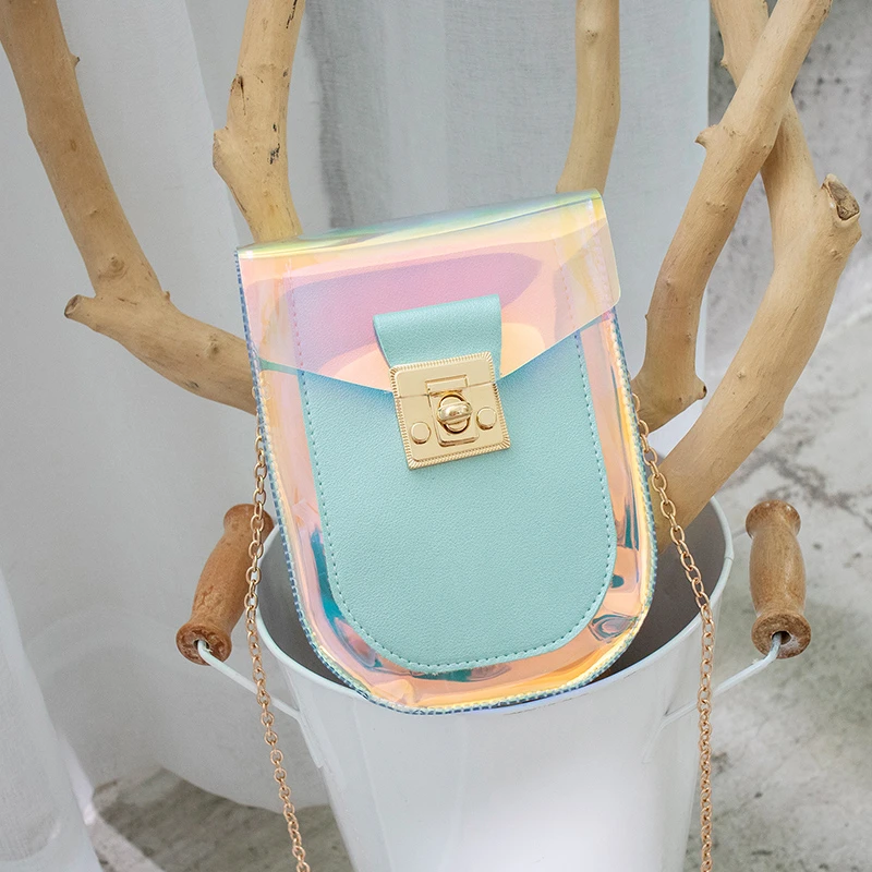 2020 Women Holographic Crossbody Bag Fashion Laser Phone Purse Shoulder Bag with Chain Strap Bag
2020 Women Holographic Crossbody Bag Fashion Laser Phone Purse Shoulder Bag with Chain Strap Bag