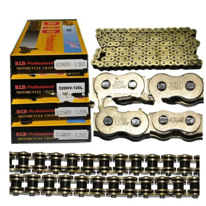 Facotry Selling High Quality Motorcycle Chain Sets For 428 chain DID O-Ring 136 Link 520 525 530 chains 120 Links
Facotry Selling High Quality Motorcycle Chain Sets For 428 chain DID O-Ring 136 Link 520 525 530 chains 120 Links