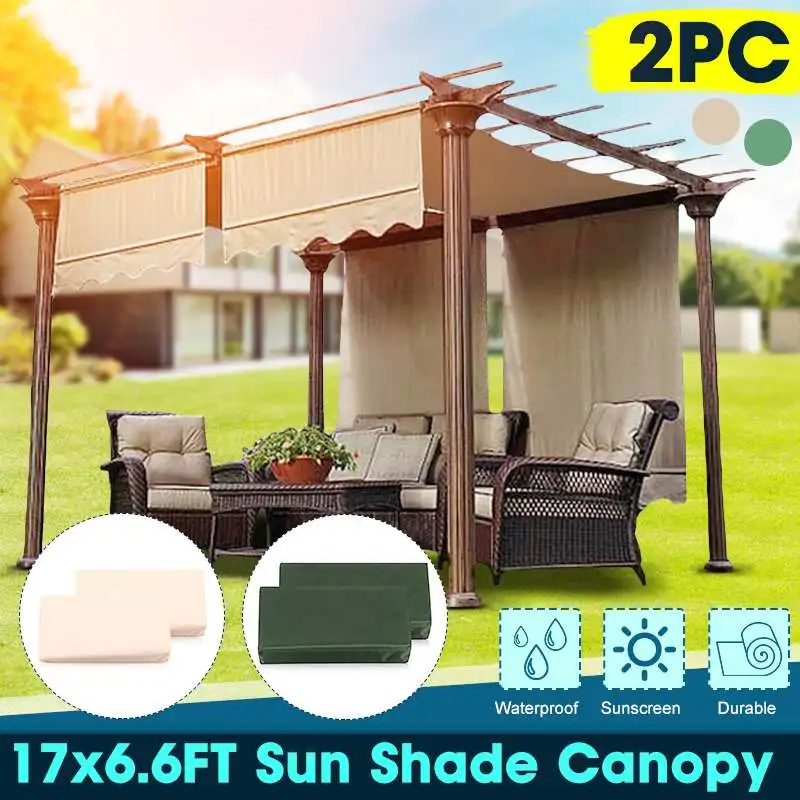 2PCS/Lot 4.72x1.2m Sun Shade Canopy Outdoor Camping Cover Garden Patio Sun Shelter Waterproof Polyester Awning Replacement Cloth
2PCS/Lot 4.72x1.2m Sun Shade Canopy Outdoor Camping Cover Garden Patio Sun Shelter Waterproof Polyester Awning Replacement Cloth