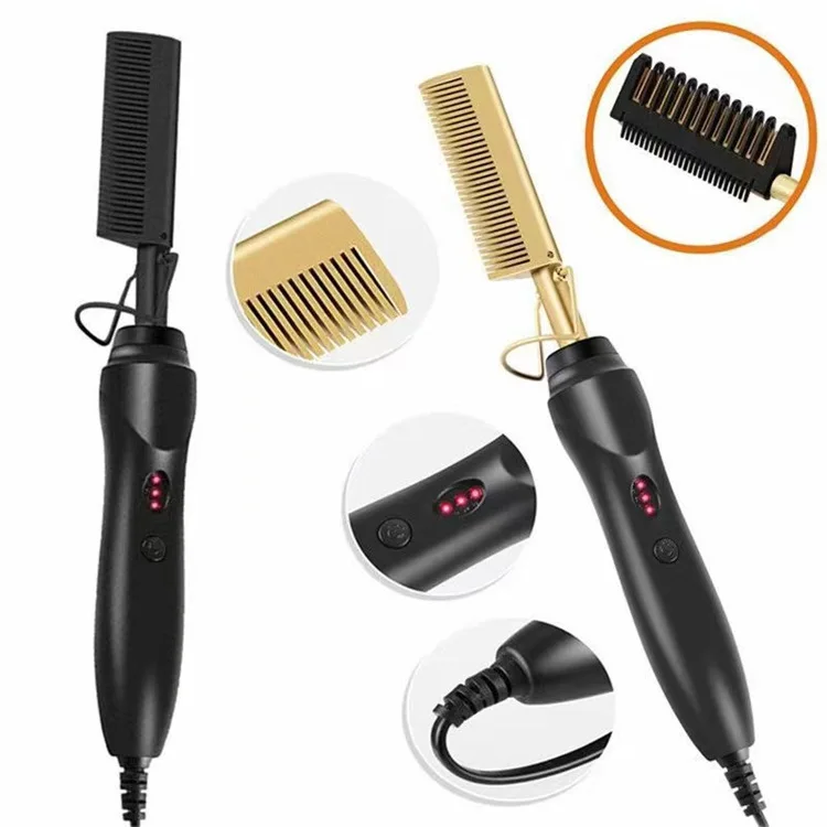 Upgrade Hot Air Comb, Straight Hair Comb, Electric Hair Straightener Curling Iron Wet and Dry Hair Straightening Comb Flat Iron
Upgrade Hot Air Comb, Straight Hair Comb, Electric Hair Straightener Curling Iron Wet and Dry Hair Straightening Comb Flat Iron