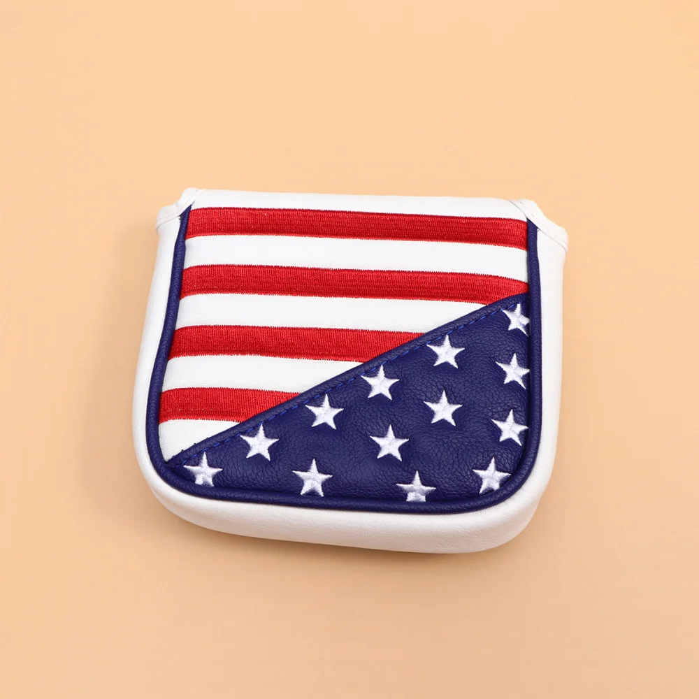 Mallet Putter Covers Headcover PU Leather USA Flag Style Square Club Head Cover Head Cover
Mallet Putter Covers Headcover PU Leather USA Flag Style Square Club Head Cover Head Cover
