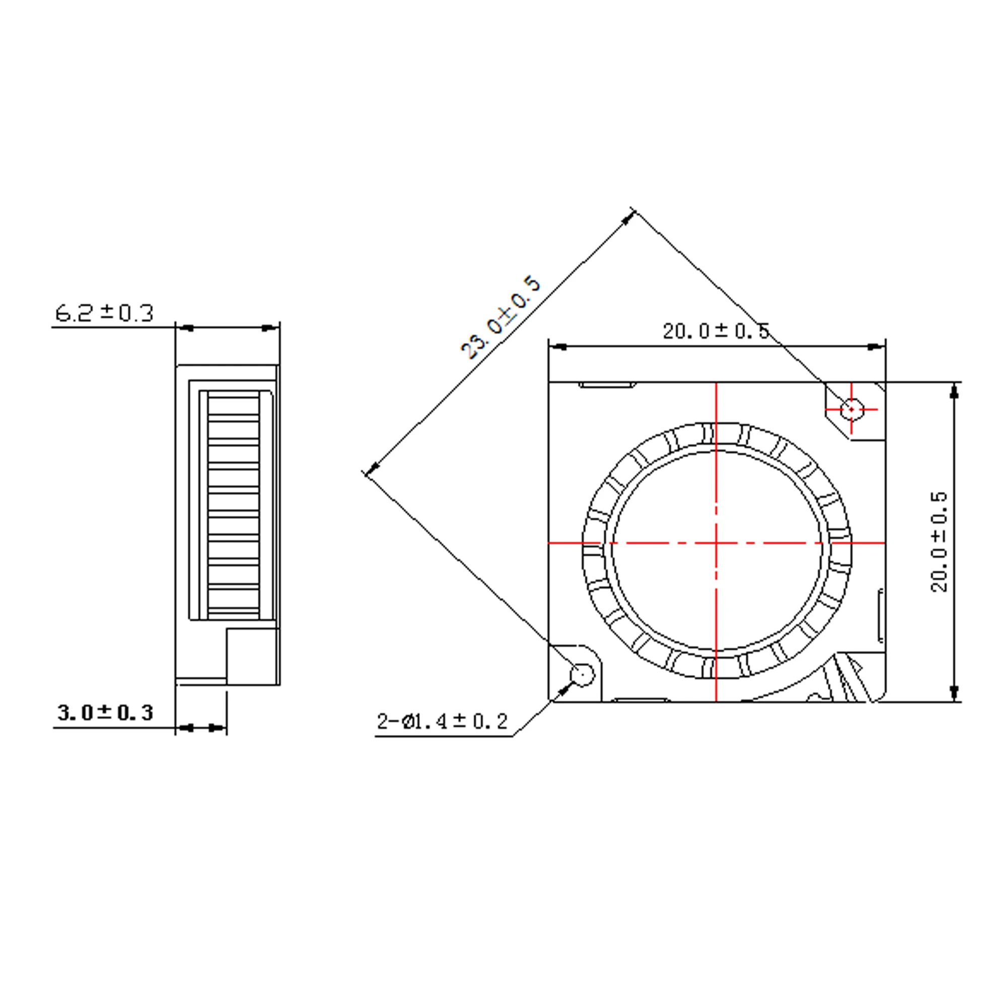 10 Pieces DC 12V 2006 20MM Fan 20*20*6MM Blower fan 12000RPM Ultrathin Fan Mini Laptop Fan 2PIN
10 Pieces DC 12V 2006 20MM Fan 20*20*6MM Blower fan 12000RPM Ultrathin Fan Mini Laptop Fan 2PIN