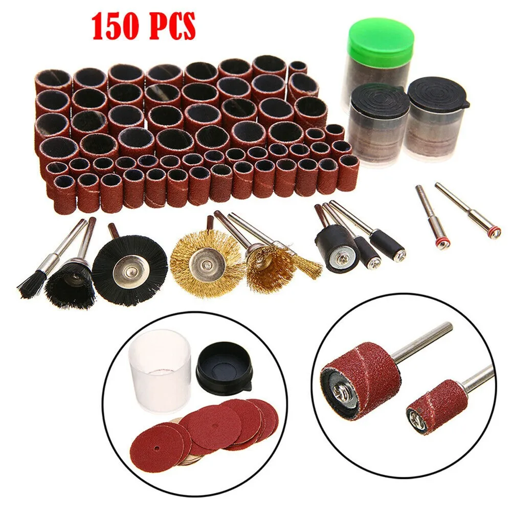 150 шт. вращающийся Электроинструмент подходит для Dremel с хвостовиком 1/8 дюйма, набор аксессуаров для шлифовки и полировки от Irjdksd, наборы высо...
150 шт. вращающийся Электроинструмент подходит для Dremel с хвостовиком 1/8 дюйма, набор аксессуаров для шлифовки и полировки от Irjdksd, наборы высо...