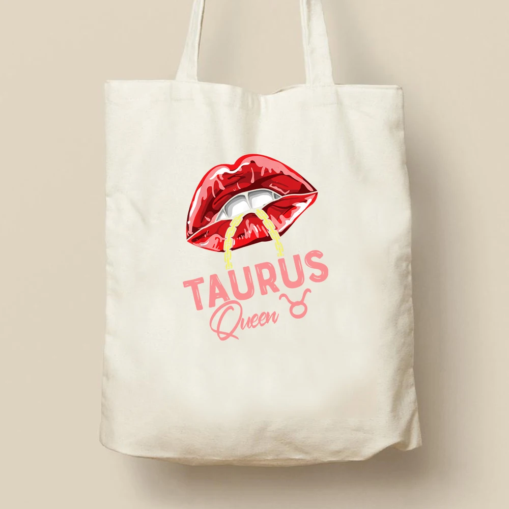 Womens TAURUS Queen Pattern Printing Handbags FUNNY TAURUS ZODIAC Tote Bags Shopping Bags Fashion Canvas Bags
Womens TAURUS Queen Pattern Printing Handbags FUNNY TAURUS ZODIAC Tote Bags Shopping Bags Fashion Canvas Bags