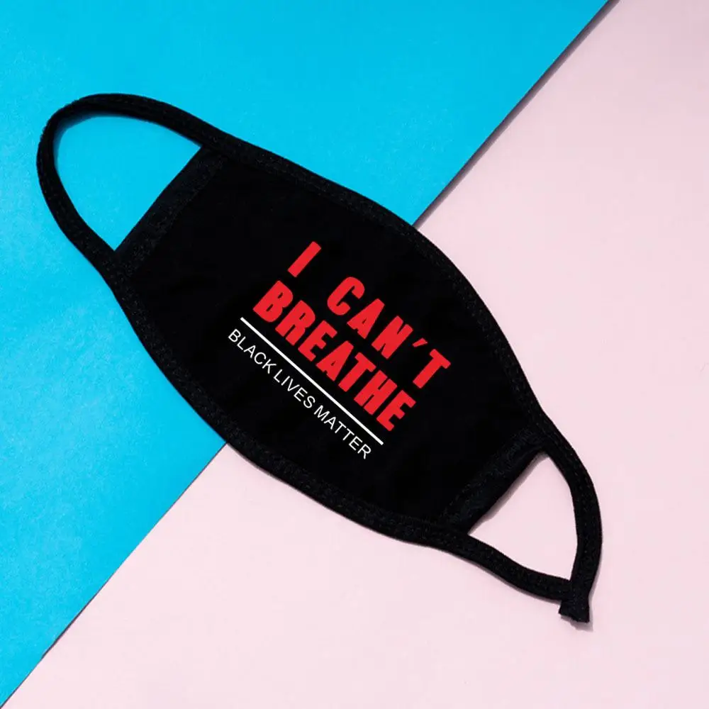 50pcs Adult Cotton Face Mask Anti Dust Two Layers Reusable Washable Mouth Mask I Can't Breathe 
50pcs Adult Cotton Face Mask Anti Dust Two Layers Reusable Washable Mouth Mask I Can't Breathe