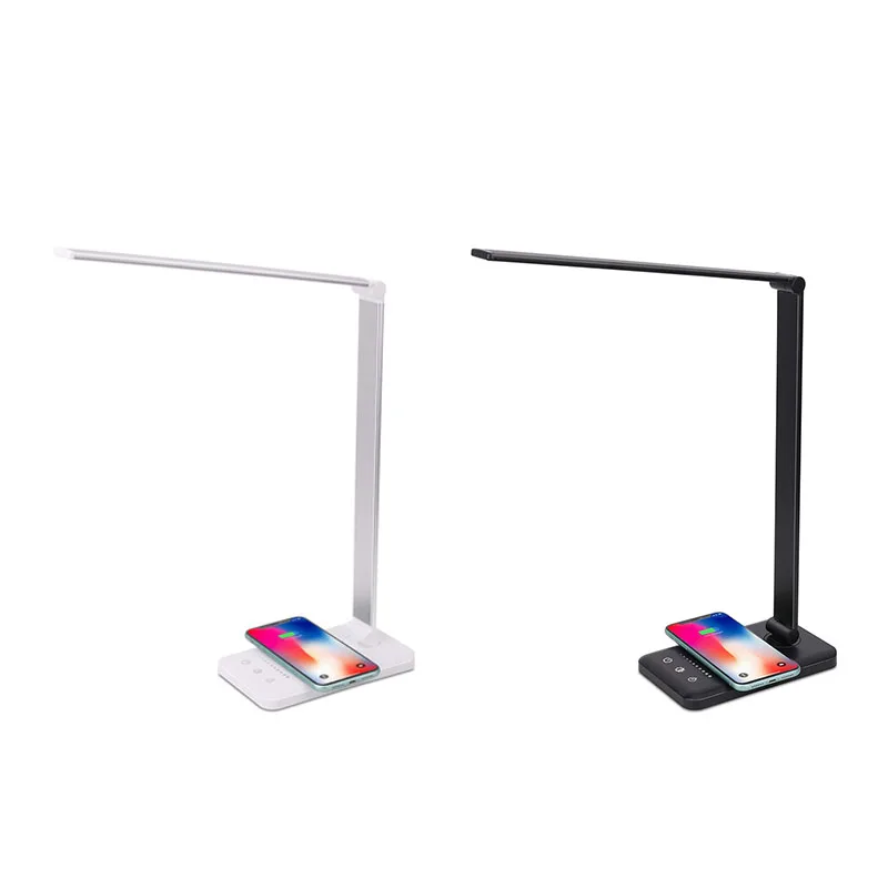 LED Desk Lamp With Wireless Charger, USB Charging Port, 5 Brightness Levels 5 Lighting Modes Eye-Caring Office Lamp
LED Desk Lamp With Wireless Charger, USB Charging Port, 5 Brightness Levels 5 Lighting Modes Eye-Caring Office Lamp
