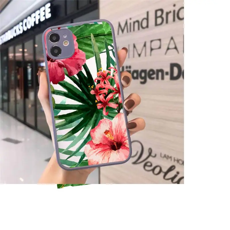 green leaf flower pattern Phone Cases matte transparent For iphone 7 8 11 12 plus mini x xs xr pro max cover
green leaf flower pattern Phone Cases matte transparent For iphone 7 8 11 12 plus mini x xs xr pro max cover