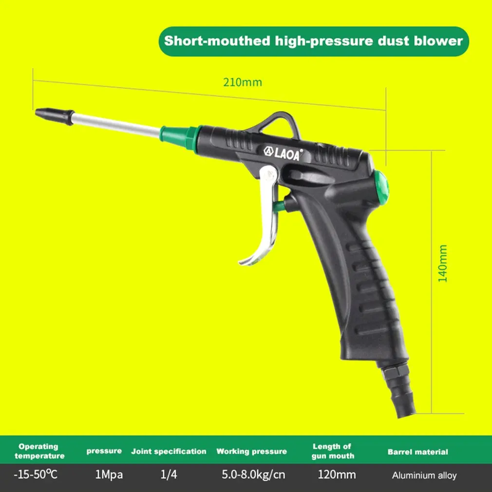 LAOA Aluminum Alloy Blow Gun Air Gun Adjustable Jet Gun Pneumatic High Pressure Dust Blow Gun Air Brush Sprayer Car Washer
LAOA Aluminum Alloy Blow Gun Air Gun Adjustable Jet Gun Pneumatic High Pressure Dust Blow Gun Air Brush Sprayer Car Washer