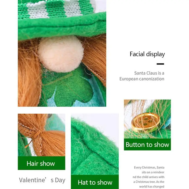 Patrick's Day Plush Doll Swedish Gnome Patricks Day Stuffed Gnome Plush Doll Swedish Nisse For Saint Home Decor
Patrick's Day Plush Doll Swedish Gnome Patricks Day Stuffed Gnome Plush Doll Swedish Nisse For Saint Home Decor