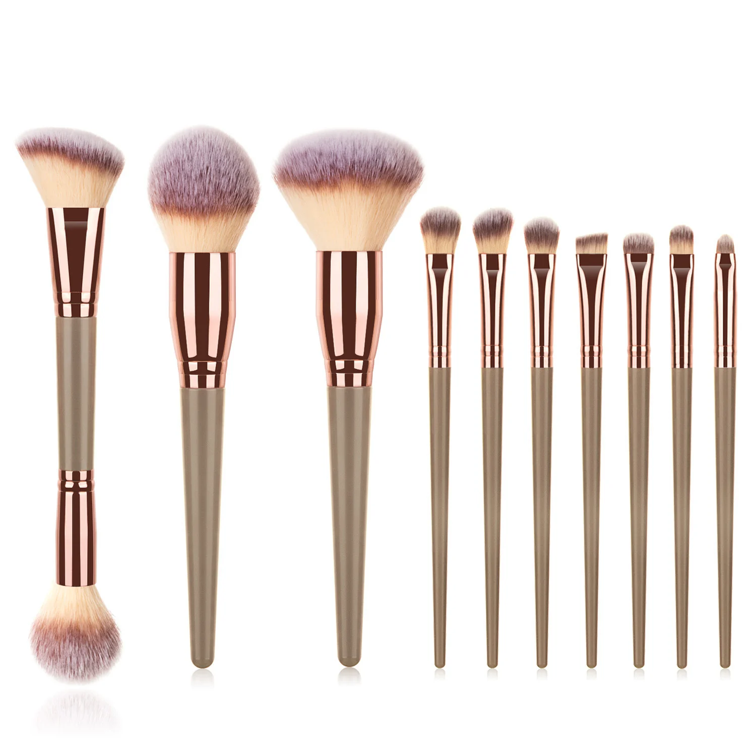 10 Pcs Natural Hair soft Make up Brushes Professional Foundation powder Face Blush Eyeshadow Concealer Blending Makeup Brush Set
10 Pcs Natural Hair soft Make up Brushes Professional Foundation powder Face Blush Eyeshadow Concealer Blending Makeup Brush Set