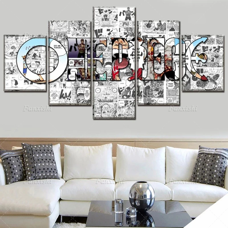 5 Panel Anime Posters One Piece Luffy Abstract Wall Art Canvas Painting Hd Prints Modular Pictures Home Living Room Decor Gift
5 Panel Anime Posters One Piece Luffy Abstract Wall Art Canvas Painting Hd Prints Modular Pictures Home Living Room Decor Gift