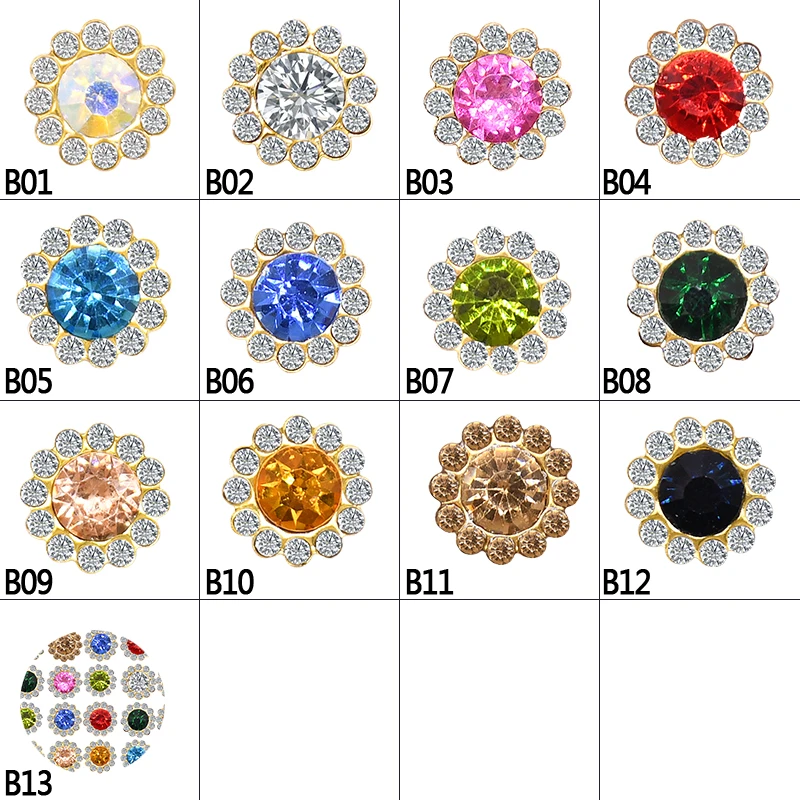 100pcs Claw Cup Rhinestones Sun Flower Rhinestone Colored Shiny Crystals Glass Stones Trim Sewing On Gold Base For Clothes Decor
100pcs Claw Cup Rhinestones Sun Flower Rhinestone Colored Shiny Crystals Glass Stones Trim Sewing On Gold Base For Clothes Decor