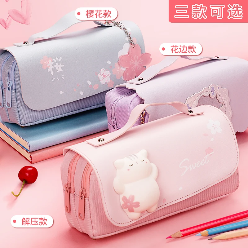 Kawaii Large Capacity Pencil Case Pencilcase School Pen Case Supplies Pencil Bag Sweet Flowers Girls Pouch Stationery
Kawaii Large Capacity Pencil Case Pencilcase School Pen Case Supplies Pencil Bag Sweet Flowers Girls Pouch Stationery