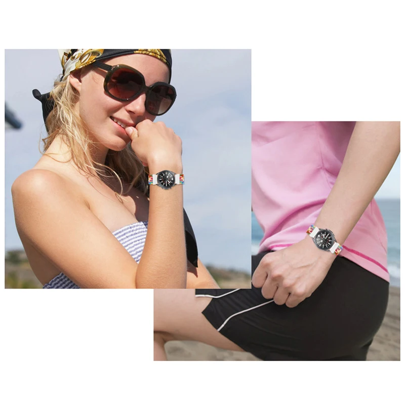 Elastic strap For Samsung Galaxy watch 3 active 2 46mm 42mm 20mm 22mm Adjustable braided 40/44mm Gear S3 bracelet Huawei GT2 Pro
Elastic strap For Samsung Galaxy watch 3 active 2 46mm 42mm 20mm 22mm Adjustable braided 40/44mm Gear S3 bracelet Huawei GT2 Pro
