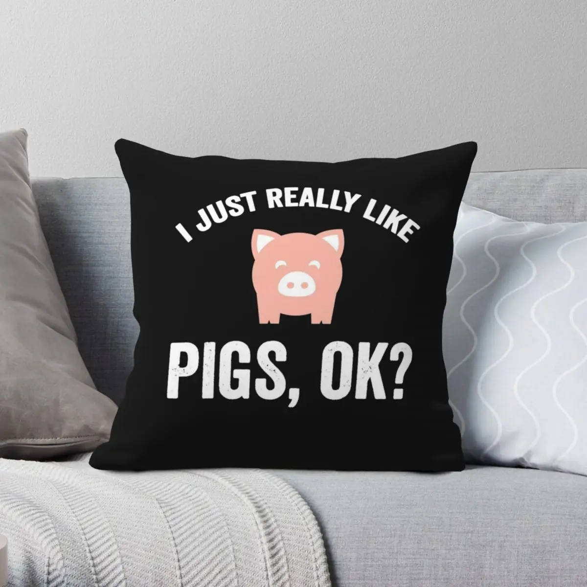 Квадратный чехол для подушки с надписью «I Just very Like Pig Ok Pig Lover», чехол из полиэстера и льна с бархатным узором и молнией, декоративный чехол для подушки на кровать
Квадратный чехол для подушки с надписью «I Just very Like Pig Ok Pig Lover», чехол из полиэстера и льна с бархатным узором и молнией, декоративный чехол для подушки на кровать