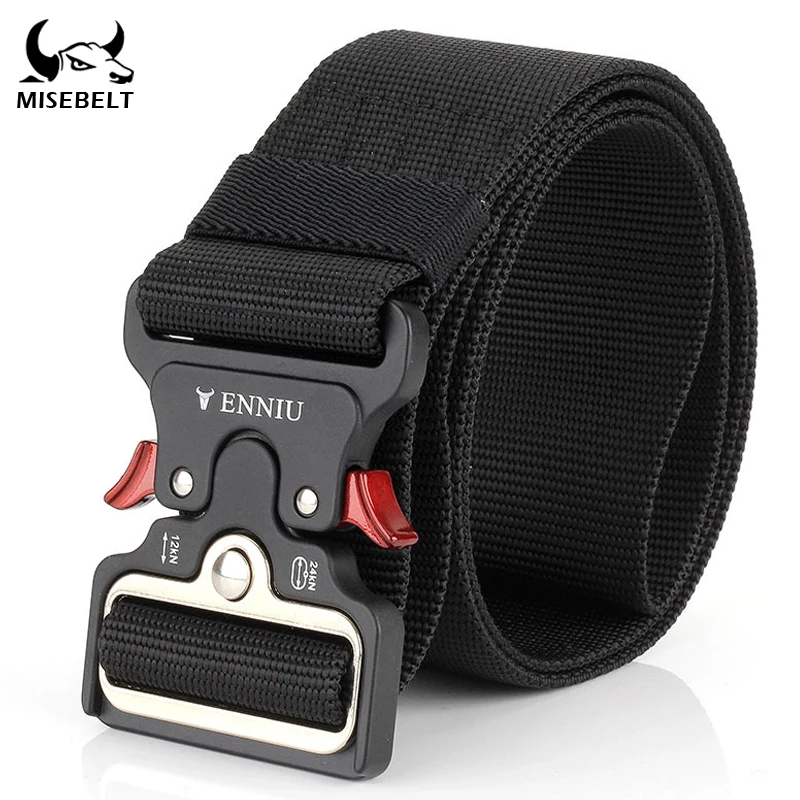 Heavy-duty 5cm tactical belt quality nylon solid metal quick release buckle military training unisex sports belt fishing belt 
Heavy-duty 5cm tactical belt quality nylon solid metal quick release buckle military training unisex sports belt fishing belt