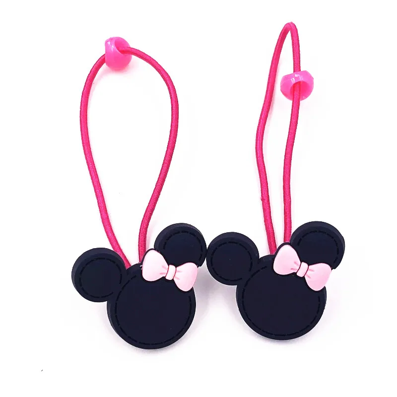 2PCS Cartoon Minnie Mickey Bowknot Hair Clips Accessories Wear Pins Hairgrip Tie Girls Cosplay Party Gift | Аксессуары для одежды