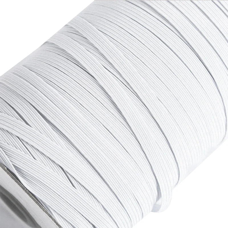 1/4 Inch 200-Yards Length Braided Elastic Cord/Elastic Band/Bungee/ White Heavy Stretch Knit Elastic Spool
1/4 Inch 200-Yards Length Braided Elastic Cord/Elastic Band/Bungee/ White Heavy Stretch Knit Elastic Spool
