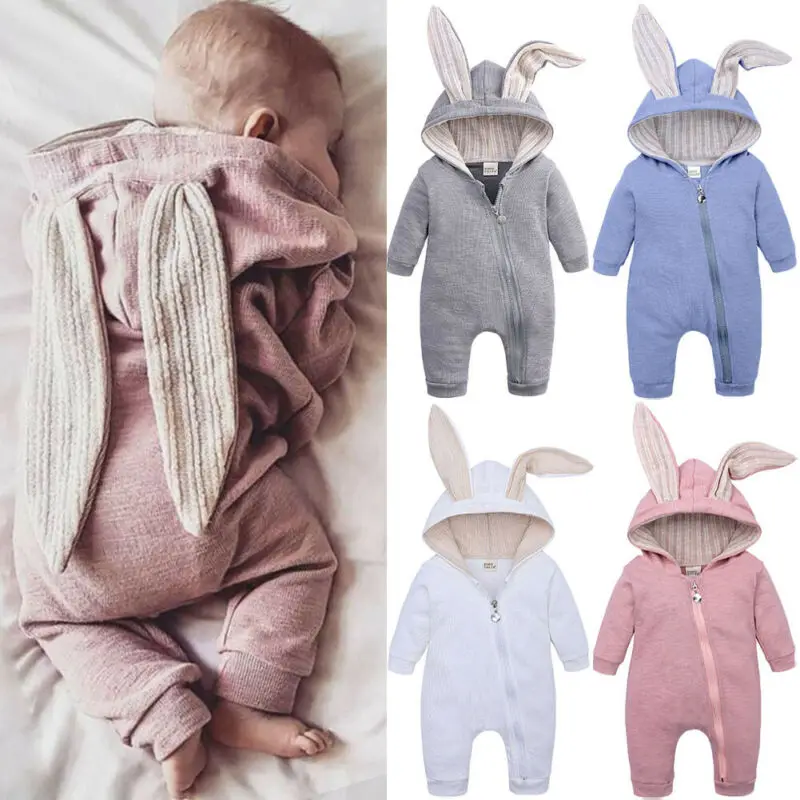 Autumn Newborn Baby Boy Girl Rabbit 3D Ears Long Sleeve Romper Jumpsuit Warm Clothes Size 0-24M Clothing
Autumn Newborn Baby Boy Girl Rabbit 3D Ears Long Sleeve Romper Jumpsuit Warm Clothes Size 0-24M Clothing