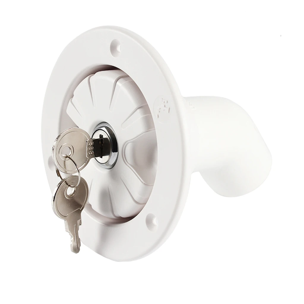 White Gravity Water Inlet Hatch Lock Locking w/2 keys Lockable Leak Proof for RV Camper Trailer Car
White Gravity Water Inlet Hatch Lock Locking w/2 keys Lockable Leak Proof for RV Camper Trailer Car