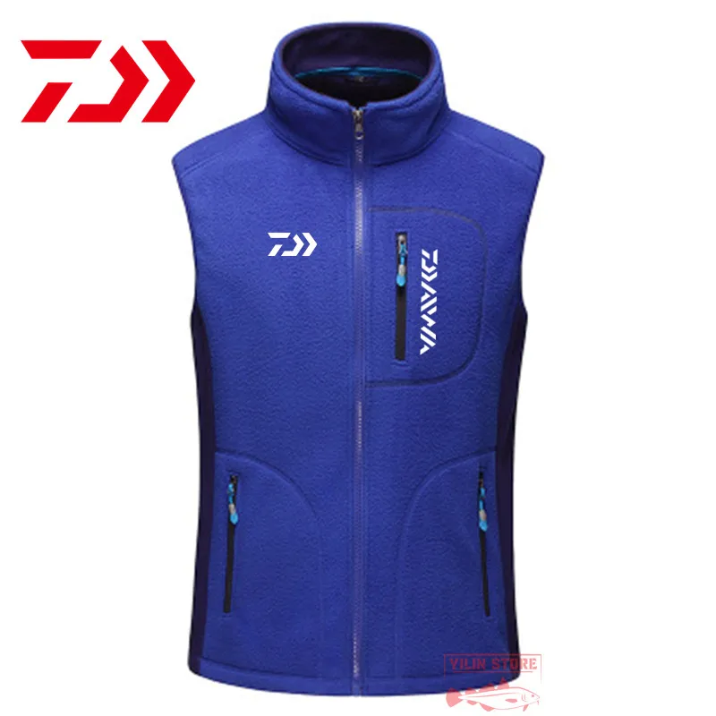 Daiwa Fishing Vest Men Autumn Winter Comfortable Fleece Soft Shell Warm Vest Outdoor Leisure Sports Sleeveless Fishing Jacket
Daiwa Fishing Vest Men Autumn Winter Comfortable Fleece Soft Shell Warm Vest Outdoor Leisure Sports Sleeveless Fishing Jacket