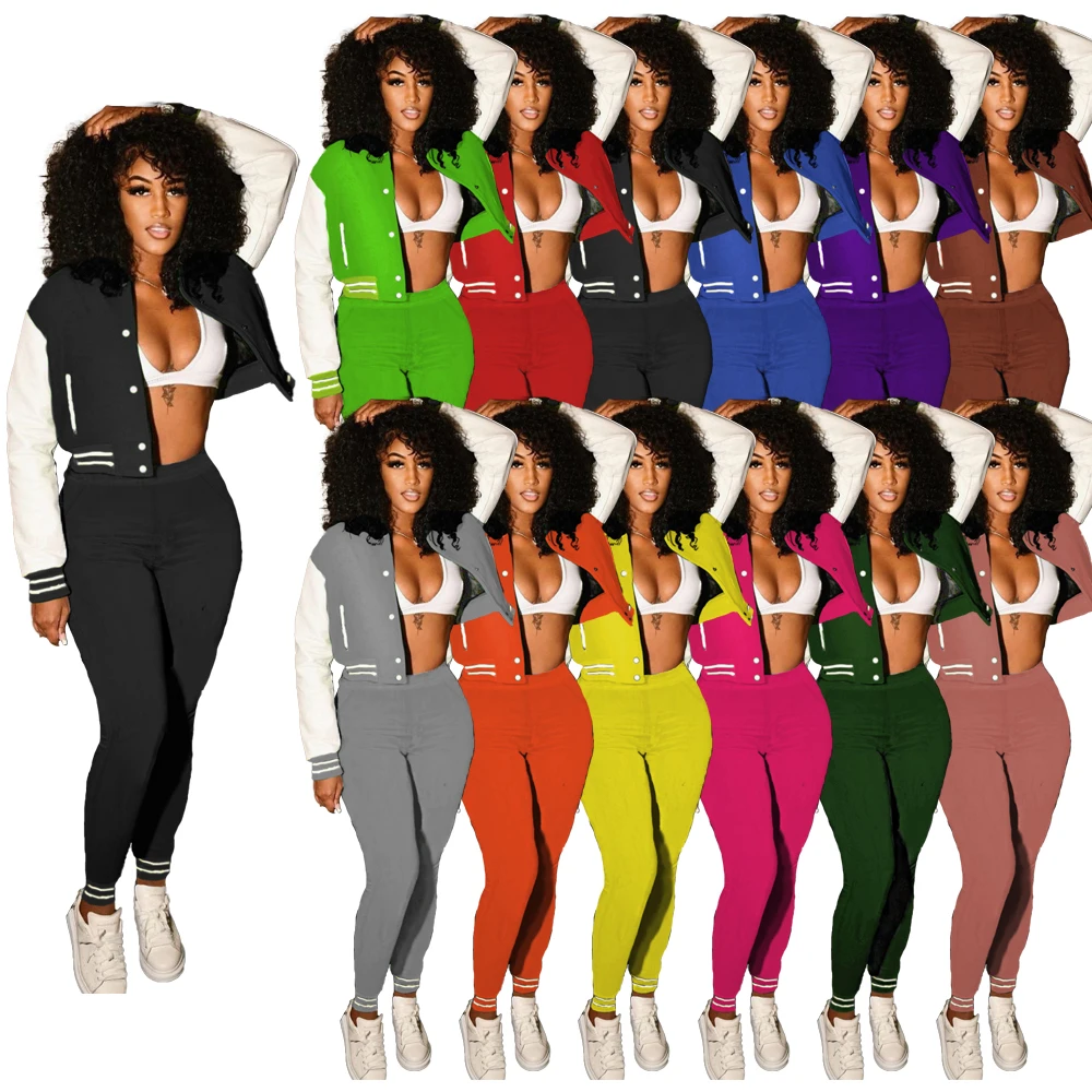 Y8143 New style European and American women's clothing autumn/winter press button double-layer thread casual stitching baseball
Y8143 New style European and American women's clothing autumn/winter press button double-layer thread casual stitching baseball